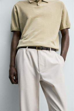 PANTAL?N CHINO ESTRUCTURA CONFORT / Beige claro - Zara фото 5