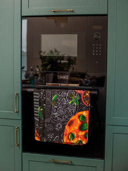 Комплект вафельных полотенец 48*60 см, 3 штуки (Пицца) - Ивановотекстиль фото 8