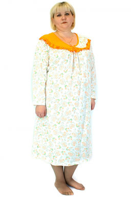 Арт. 2540 Ночная сорочка с дл. рукавом Цвет:ассорти - Калинка фото 2