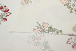 Сатин Лесной букетик цв.светлый персик, ш.2.35м, хлопок-100%, 110гр/м.кв - Купава фото 5