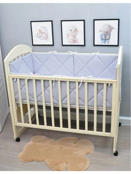 Бортики в кроватку для новорожденных стеганые