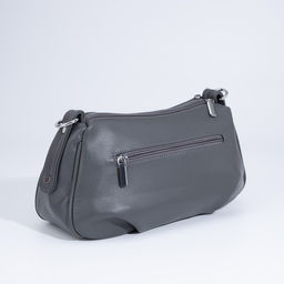 Сумка-багет на молнии, цвет серый - Simaland фото 2