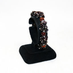 Браслет из граната и сердолика 18 см - Сувенир-камни фото 2