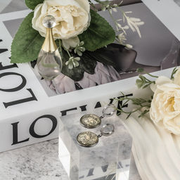 Серьги из муранского стекла LEMON GOLD LS3548