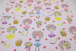 Перкаль Пепита - девочка, (комп), ш.1.5м, хлопок-100%, 105гр/м.кв - Купава фото 2