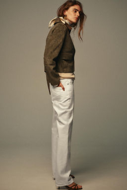 FAUX SUEDE CROPPED JACKET - Zara фото 5
