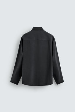 Рубашка CAMISA FLUIDA SOFT черная