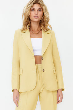 Limited Edition Sar? Regular Astarl? Dokuma Blazer Ceket TWOAW23BC00132