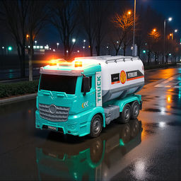 Машина "Цистерна Про" на батарейках, в коробке