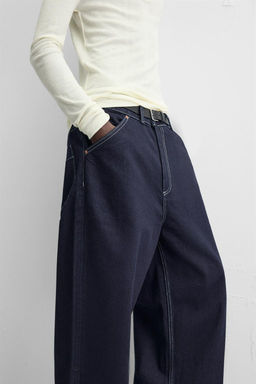 WIDE-LEG BAGGY JEANS - Zara фото 6