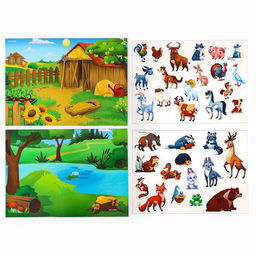 Настольная магнитная игра для малышей Животные, 28 х 20 см - Школа талантов фото 5