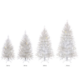 Ёлка "Мальва" 120 см, ПВХ, резина (198 веток), Белая