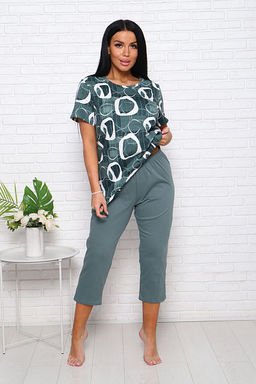 Костюм с бриджами (00983, зеленый) - Плиона фото 6