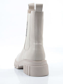 04-PAM370-2Z LT. BEIGE Ботинки зимние женские (натуральная кожа, 100% шерсть)