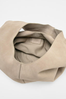 SPLIT SUEDE SHOULDER BAG - Zara фото 5