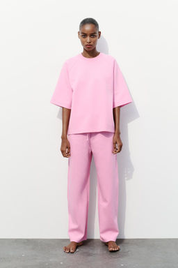 INTERLOCK OVERSIZE T-SHIRT - Zara фото 2