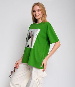 Футболка #КТ879 (1), зелёный - Dommod фото 2