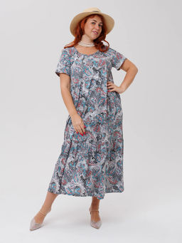 Трикотажное платье  КП-02 (4) - Росхалат фото 6