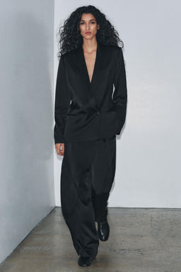 ZW COLLECTION LIMITED EDITION SATIN BLAZER