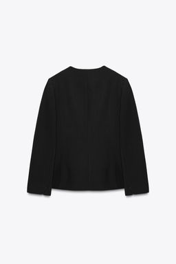 FITTED BLAZER WITH SHOULDER PADS - Zara фото 8