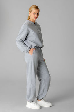 Арт. 2545 Костюм женский с брюками 44-50 (4 шт) Цвет:серый меланж