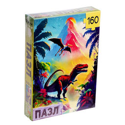 Пазл Земля динозавров, 160 деталей - Puzzle time фото 2
