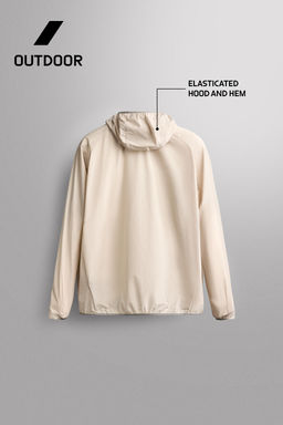 CHAQUETA T?CNICA CORTAVIENTOS / Crudo medio - Zara фото 7