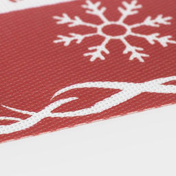 Дорожка на стол Доляна Новый год, 180?30 см, красная