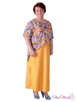 Туника Модель №430 размеры 44-80 - Plusmoda фото 2