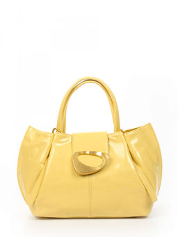 LACCOMA сумка АУ4382-4-желтый натуральная кожа хлопок