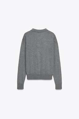 PLAIN KNIT POLO SHIRT - Zara фото 26