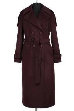 01-11365 Пальто женское демисезонное (пояс)