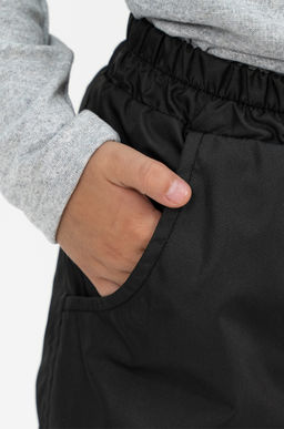 Брюки на поясе черные - Arctic kids фото 10