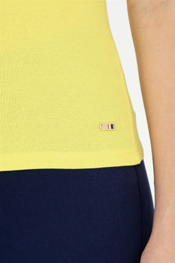 Женская фисташково-зеленая футболка - U.s. polo assn фото 7