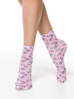 Цена за 2 пары. Носки Классические CONTE Носки с принтом FANTASY 70 mix - Conte elegant фото 5