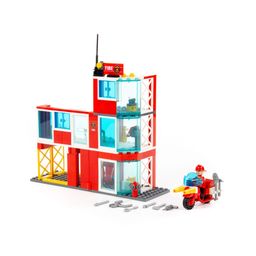 Конструктор Классик Город. Пожарная часть-1.5 (159 элементов) (в коробке) - Полесье фото 2