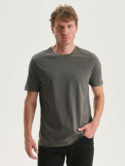 Bisiklet Yaka Penye Erkek Ti??rt