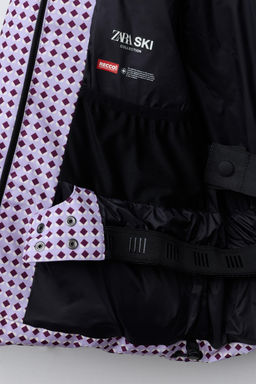 GEOMETRIC PRINT 80% DOWN AND 20% FEATHER PUFFER JACKET WATER-RESISTANT AND WINDPROOF RECCO® SYSTEM SKI COLLECTION - Zara фото 9