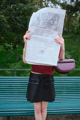 Top de cuello alto en punto fino - H&m фото 2