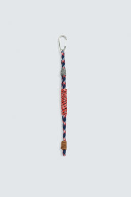 CONTRAST CORD KEY RING