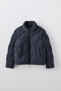 RUBBERISED PUFFER DOWN JACKET - Zara фото 2