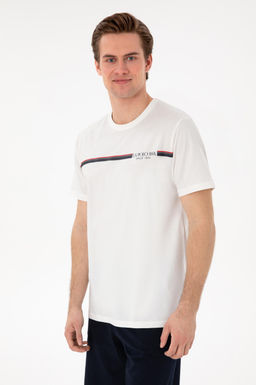Erkek Beyaz Pijama Tak_m_ Sepette S_rpriz _ndirim - U.s. polo assn фото 3