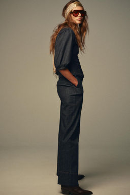 Z1975 BOOTCUT DENIM TROUSERS - Zara фото 4