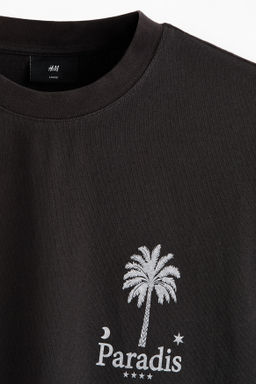 Camiseta estampada de algod?n Relaxed Fit - H&m фото 8