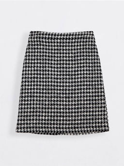 CONTE Стильная юбка A-силуэта COCO black-ivory