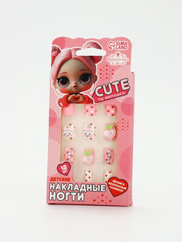 Детские накладные ногти «Ты-милашка!», 12 шт.