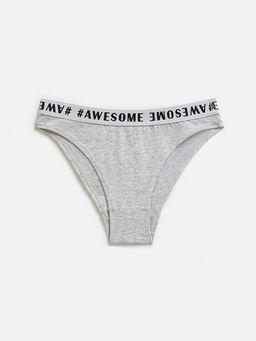 ACOOLA / Трусы детские для девочек Dototibr серый меланж