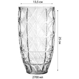 ВАЗА ДИАМЕТР=13,5 СМ ВЫСОТА=25 СМ - Lefard фото 3