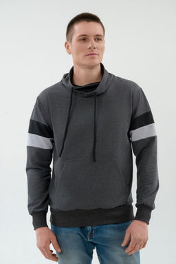 Толстовка мужская из футера Оскар темно-серый - Амадэль фото 9