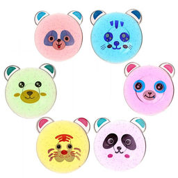 Цена за 24 шт. Лизун - слайм «Зверюшки», твёрдый, цвета МИКС